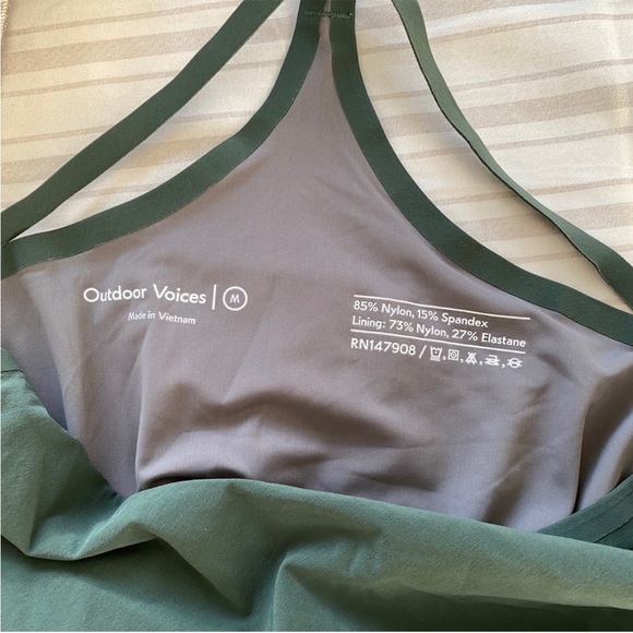 Outdoor Voices The Exercise Dress in Evergreen - Picture 5 of 5